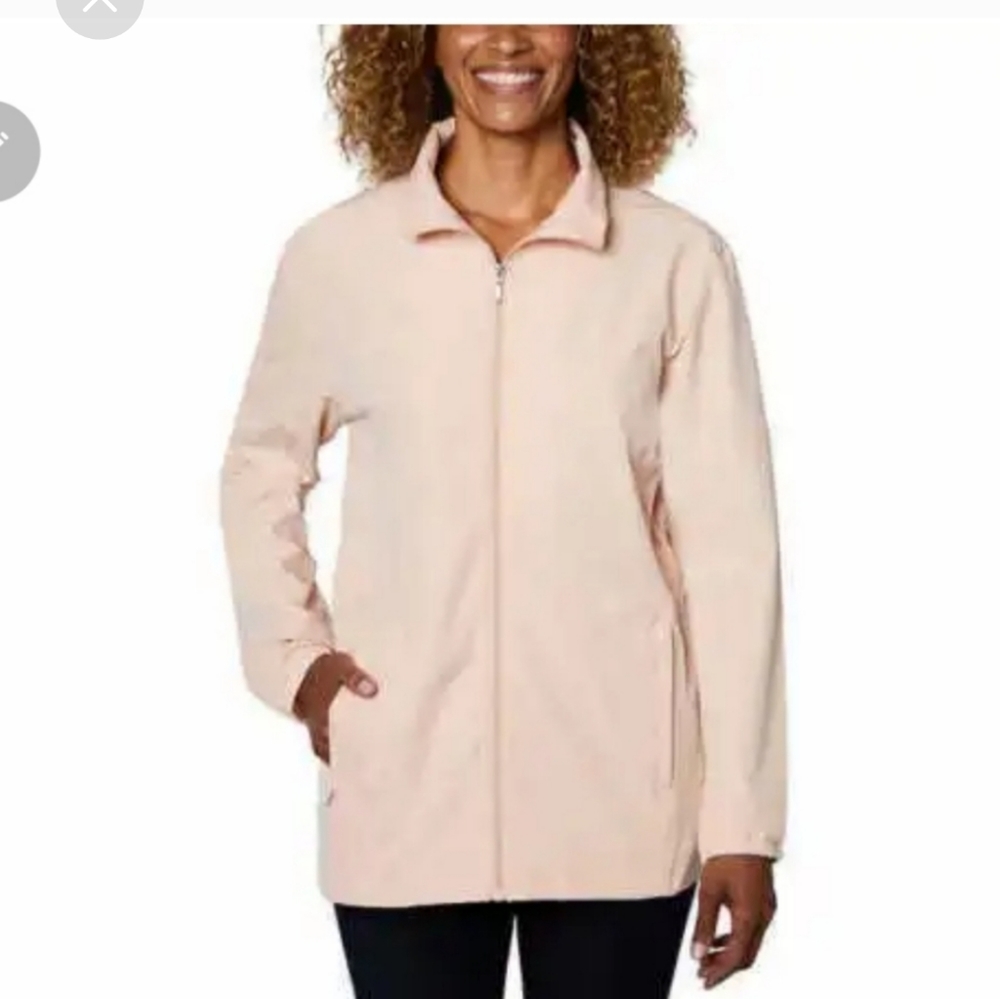 Hang Ten Ladies' Hybrid Jacket blue fog nwt large pink